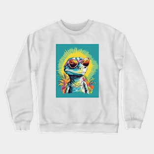 Summer Time Lizard Crewneck Sweatshirt